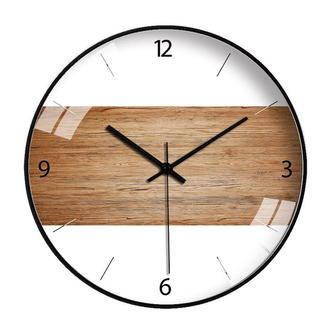 Moderne Wanduhr Holz 30 cm