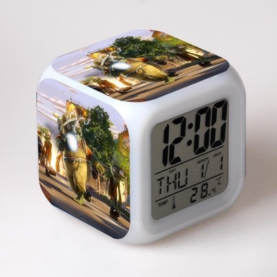 Kinder Würfel Wecker mit Zombie-Motiv