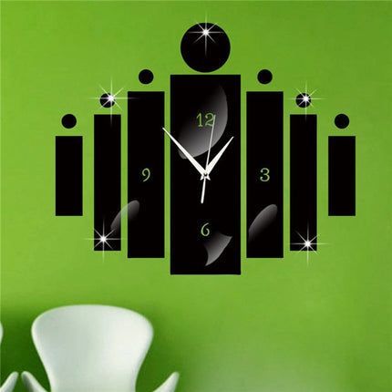 Wanduhr für Babyzimmer Ufo mit Alien