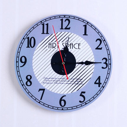 Retro Wanduhr im 60er-Jahre Nummernschild-Look