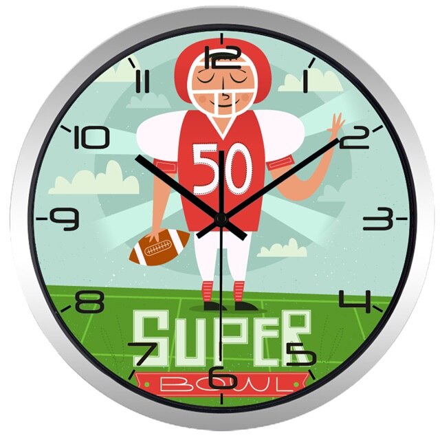 Wanduhr für Kinderzimmer mit Mops-Motiv