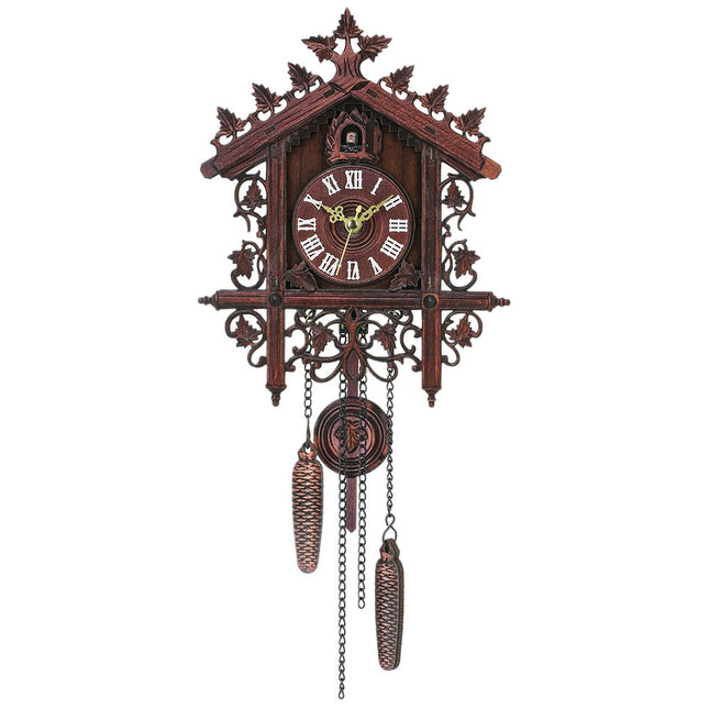 Vintage Kuckucksuhr Wanduhr aus Holz
