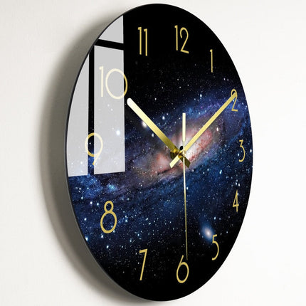 Künstlerische Wanduhr modernes Glas-Design
