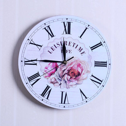 Retro Wanduhr im 60er-Jahre Nummernschild-Look