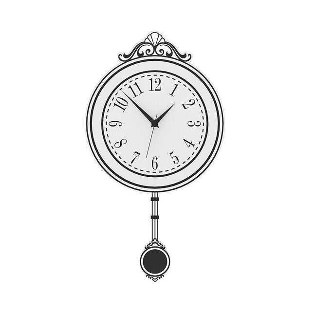 Moderne Design Pendeluhr Wanduhr blau