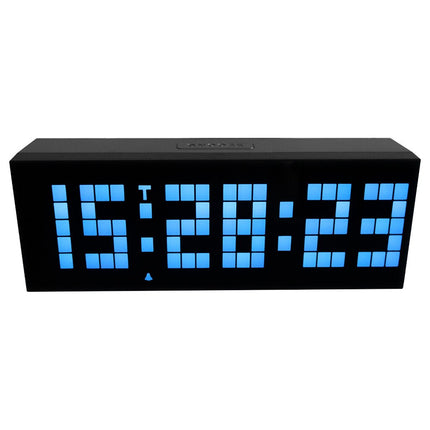 Große LED Digitaluhr mit Sekundenanzeige