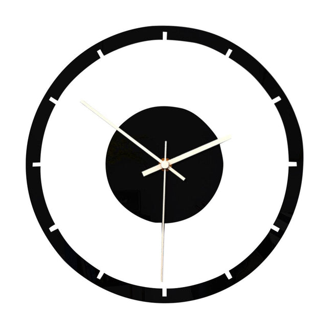 Moderne minimalistische Wanduhr aus Acrylglas