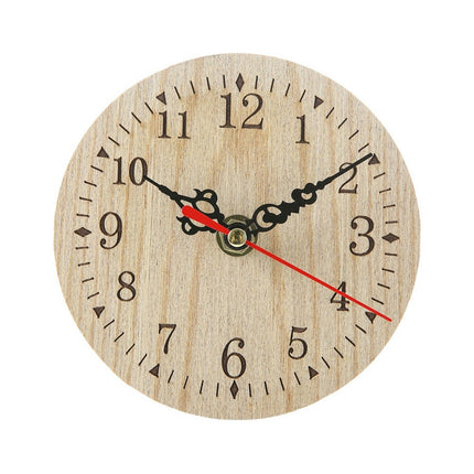 Klassische Vintage Wanduhr aus Holz