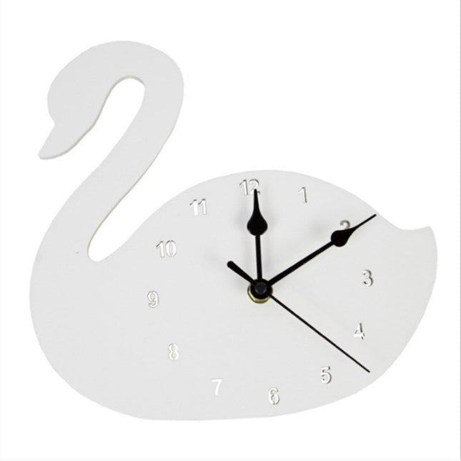 Verspielte Holzuhr Hase für Kinderzimmer