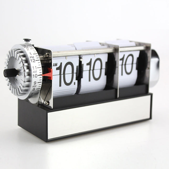Flip Uhr mit sichtbarem Mechanismus
