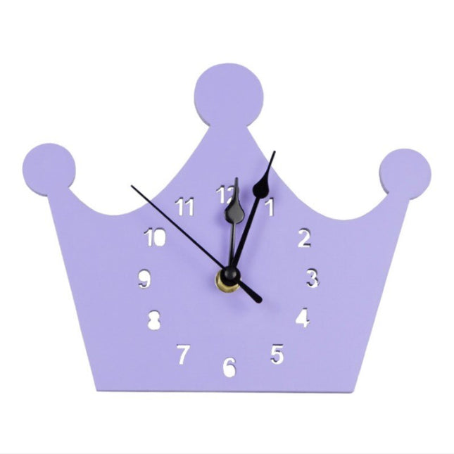 Verspielte Holzuhr Hase für Kinderzimmer