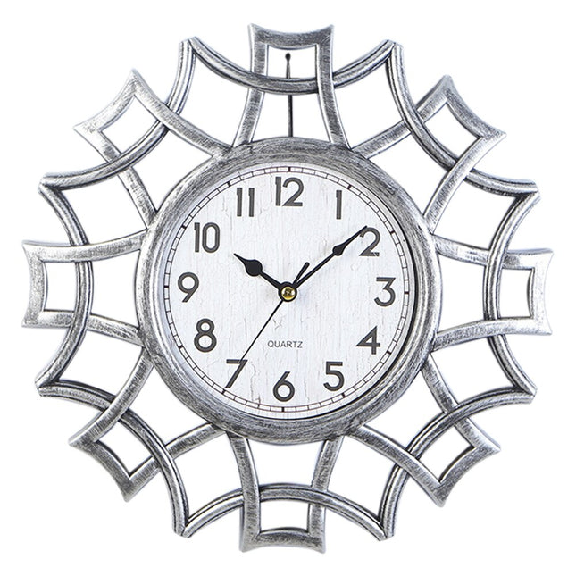 Dekorative Wanduhr im Vintage-Sonnendesign