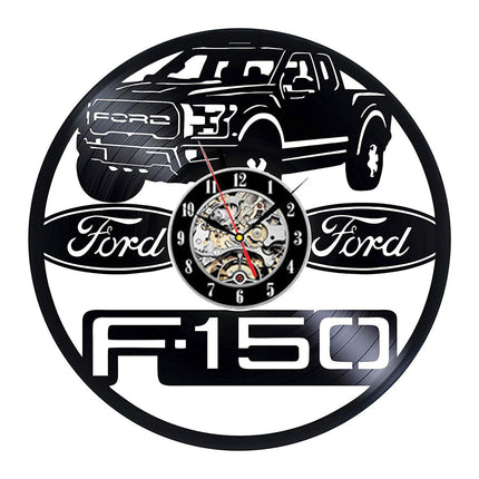 Mustang Auto Schallplattenuhr für Autofans Geschenk