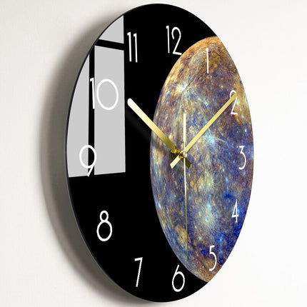 Künstlerische Wanduhr modernes Glas-Design