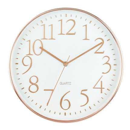 Moderne Wanduhr Marmor-Optik mit Quarzuhrwerk