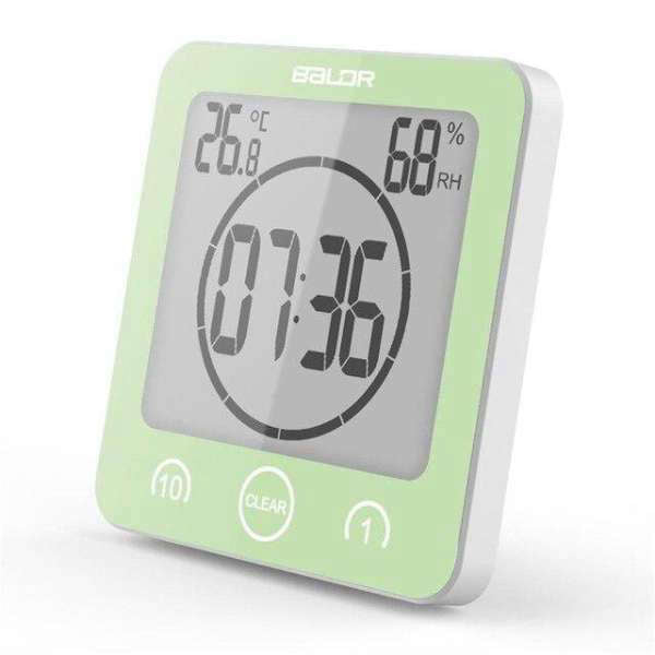 Digitale Badezimmeruhr mit Timer Funktion