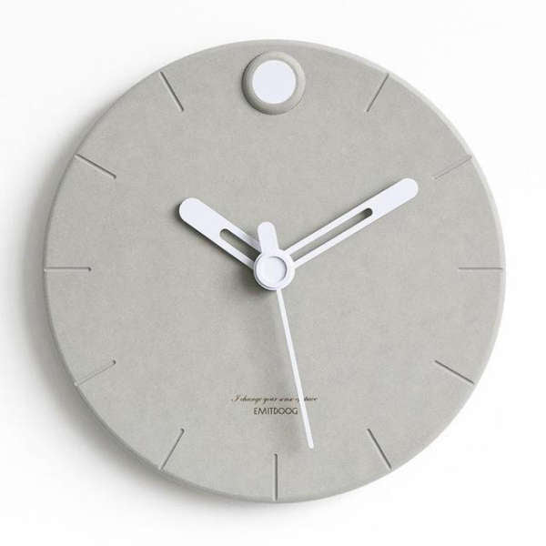 Moderne Design Wanduhr aus Beton