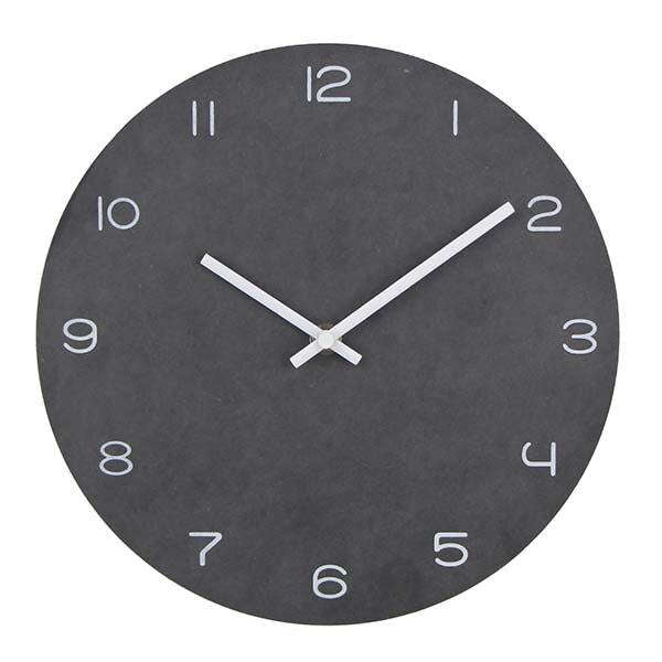 Moderne Design Wanduhr rund leise