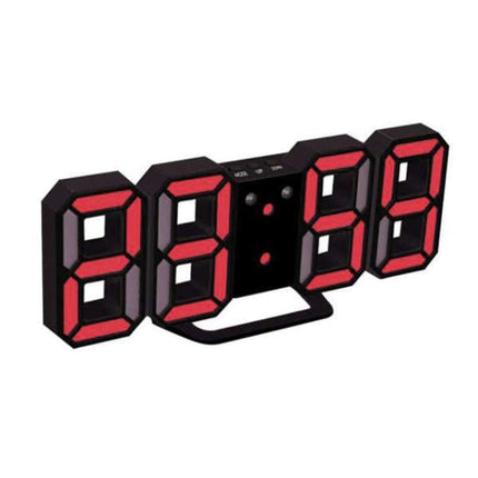 Moderne digitale 3D LED Wanduhr