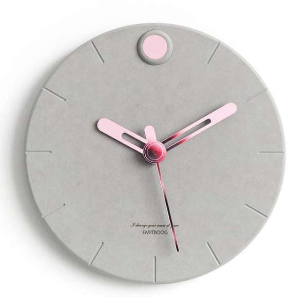 Moderne Design Wanduhr aus Beton
