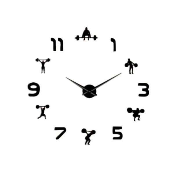 DIY Wanduhr für Fitnessstudio Design