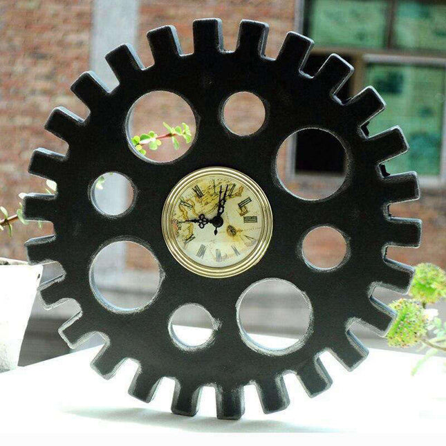 Industrie Wanduhr Zahnrad im Taschenuhr-Stil