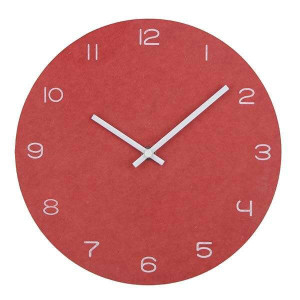 Moderne Design Wanduhr rund leise
