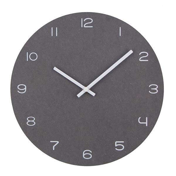 Moderne Design Wanduhr rund leise