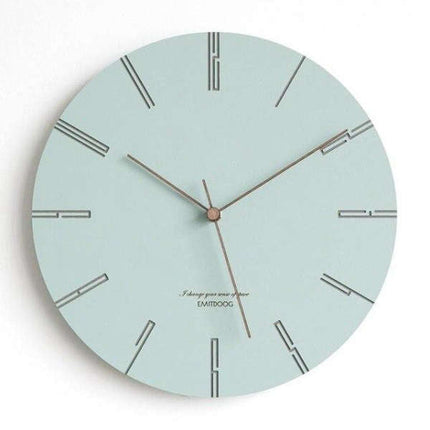 Farbige Design Wanduhr modern pastell
