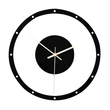 Skandinavische Design Wanduhr minimalistisch