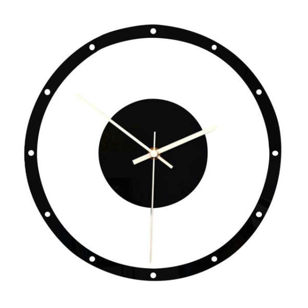 Skandinavische Design Wanduhr minimalistisch