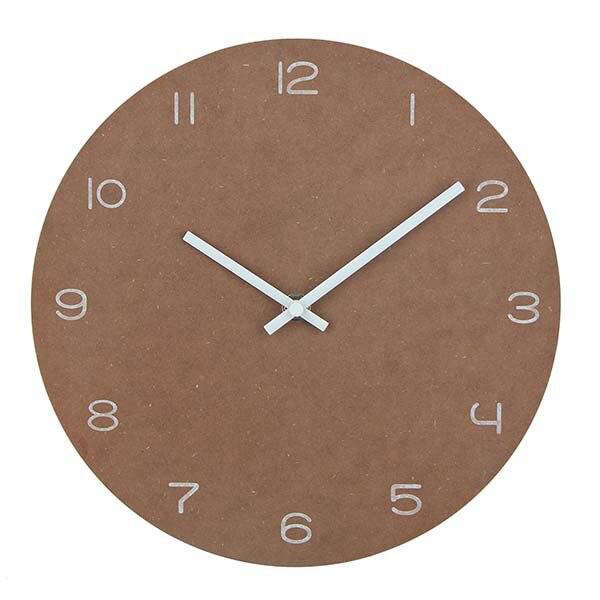Moderne Design Wanduhr rund leise