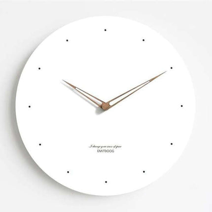 Schlichte Design Wanduhr fürs Badezimmer