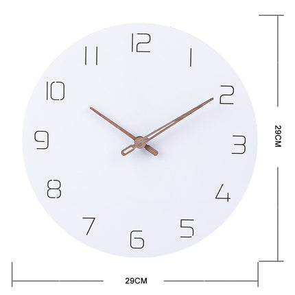 Minimalistische Wanduhr skandinavisches Design