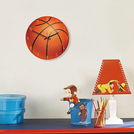 Wanduhr im Volleyball Design für Sportfans