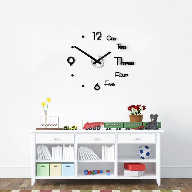 Moderne 3D Wanduhr zum Selbstgestalten