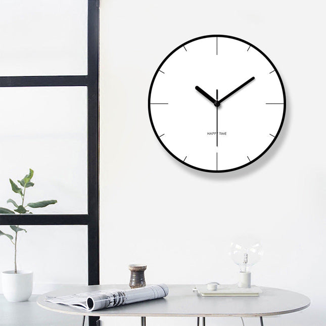 Moderne Wanduhr fürs Wohnzimmer leise