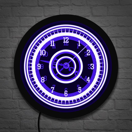 Leuchtende Design Wanduhr für Wohnzimmer