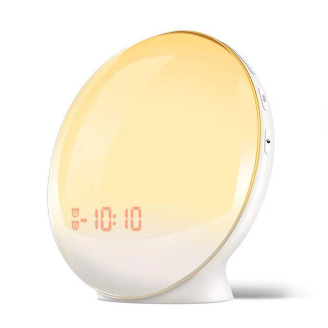 Oranger Lichtwecker mit Sonnenaufgang-Simulation