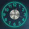 Wanduhr Glas