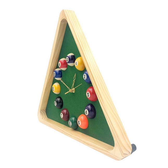 Wanduhr Billard Design aus Holz