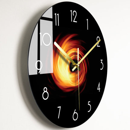 Künstlerische Wanduhr modernes Glas-Design