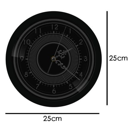 Klassische Wanduhr mit LED-Hintergrundbeleuchtung