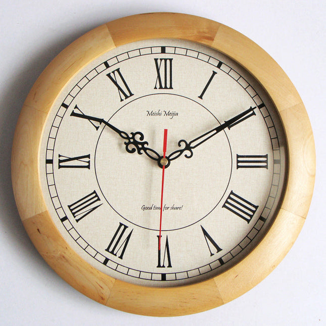 Antike Wanduhr Holz Vintage Stil