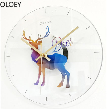 Lustige Kinderzimmer Wanduhr mit Fuchs