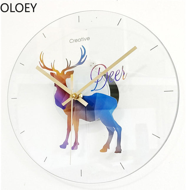 Lustige Kinderzimmer Wanduhr mit Fuchs