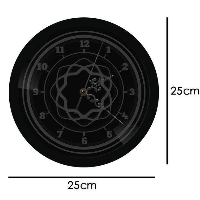 Abstrakte Design LED Wanduhr modern