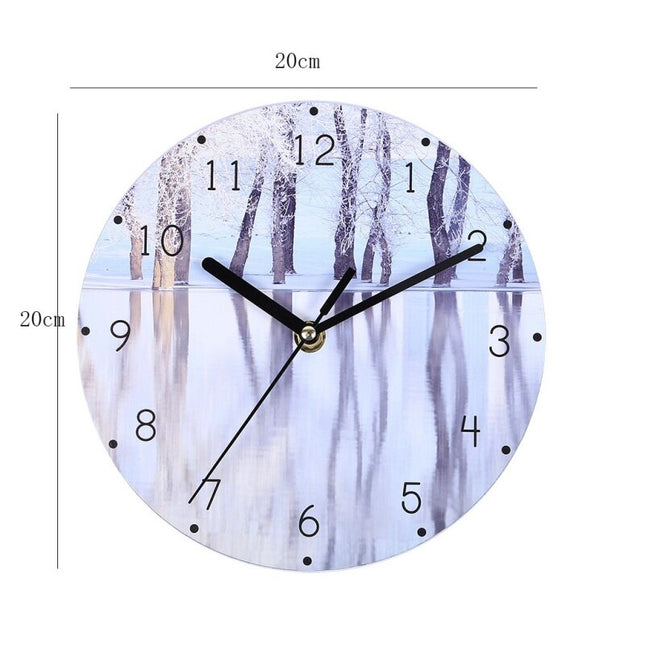 Wanduhr mit motivierendem Spruch 'Say Yes'