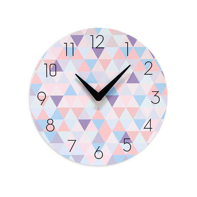 Design Wanduhr mit geometrischem Muster