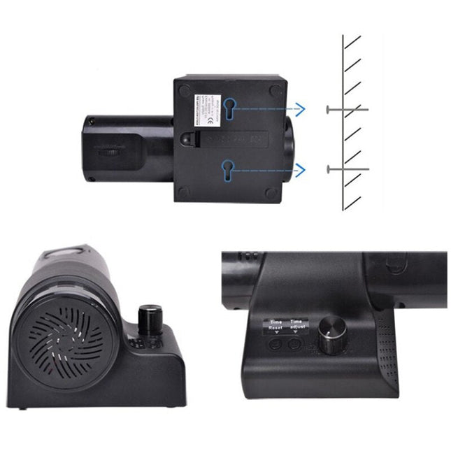 Analoge Projektionsuhr für die Wand